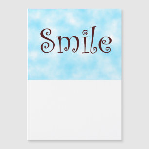 Smile-thin magnetic magnet