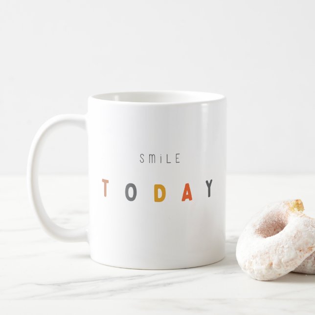 smile today. Mugs & Cups (With Donut)