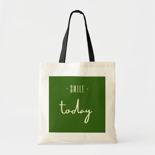 smile. today. Totes & Shopping Bags (Front)