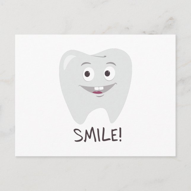 Smile Tooth Postcard (Front)
