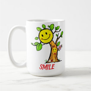 "Smile Tree" Positive Vibes Coffee Mug