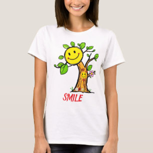 "Smile Tree" Positive Vibes  T-Shirt