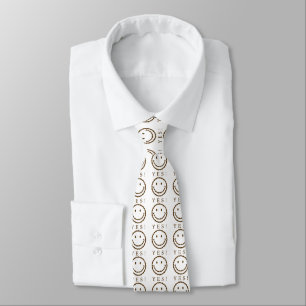 Smile with Coffee Beans Tie