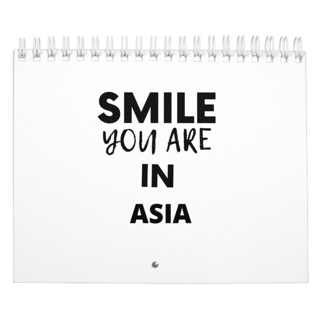SMILE YOU ARE IN  ASIA CALENDAR (Cover)