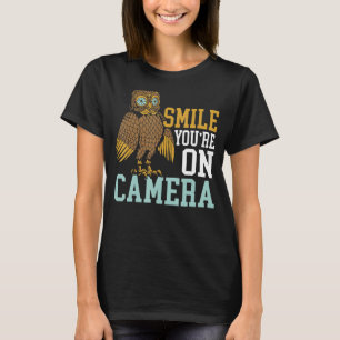 Smile You're On Camera Bird Conspiracy Theory T-Shirt