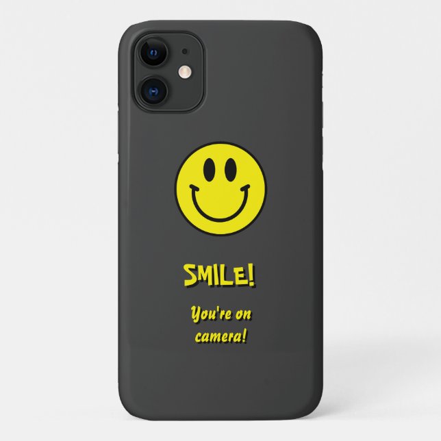 Smile! You're on camera! Case-Mate iPhone Case (Back)