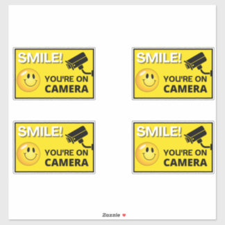 Smile You're On Camera Sign, Video Surveillance  S