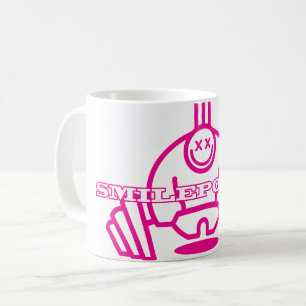smilepower pink coffee mug