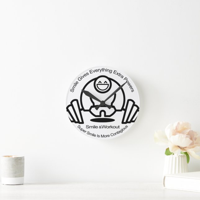 Smilepower Round Clock (Home)