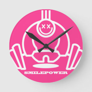 Smilepower Round Clock