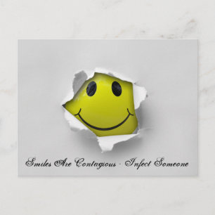 Smiles are Contagious Postcard
