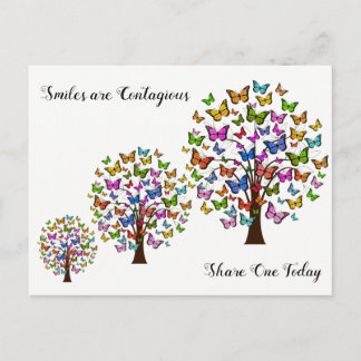 Smiles are Contagious Postcard