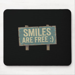 Smiles Are Free Mouse Mat