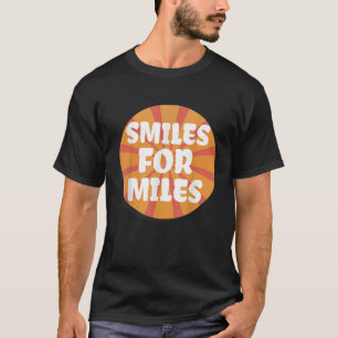 Smiles For Miles Fun Positive Energy Yoga Sunrise T-Shirt