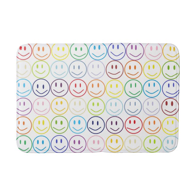 Smiles No Matter What Bath Mat (Front)