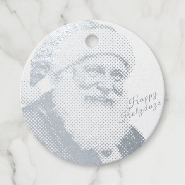 Smiles Santa Claus Favour Tags (Front)