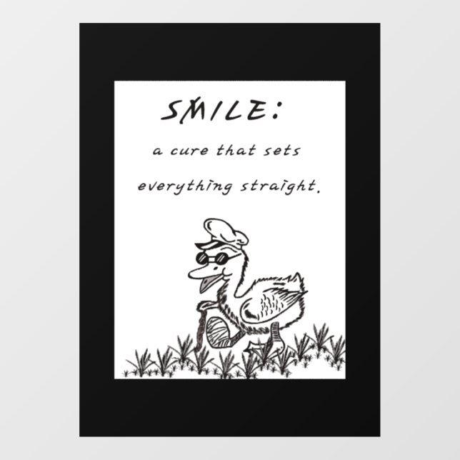 SMILES THAT CURE WINDOW CLING (Sheet)