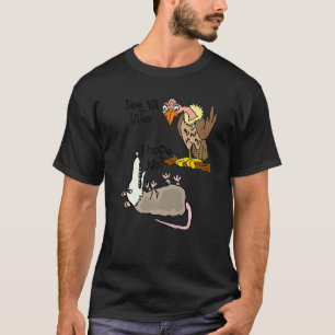 Smiletees Possum and Buzzard Satire T-Shirt