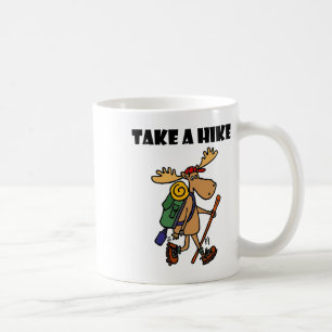 Smileteessports Funny Take A Hike Moose Hiking Coffee Mug