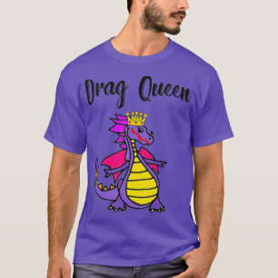 Smiletmoreteesa Funny Blue Dragon Drag Queen Pun T-Shirt