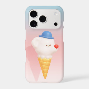 Smiley Cone: 3D Cute Dog Ice Cream Character Art