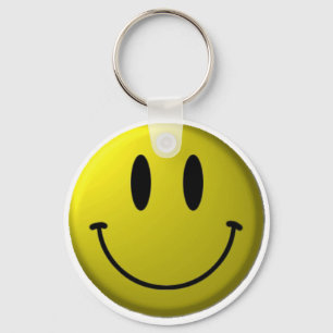 Smiley-face Key Ring