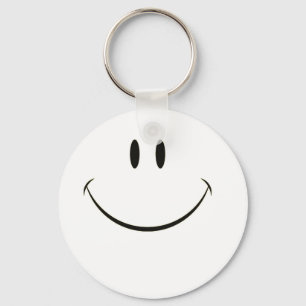Smiley face key ring