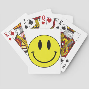 smiley face playing cards