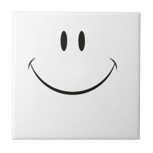Smiley face tile