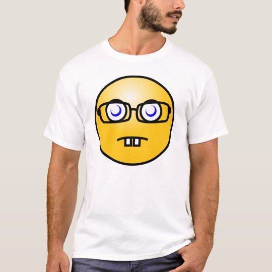 Smiley Geek Emoticon T-Shirt