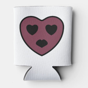Smiley Heart - Pout Can Cooler