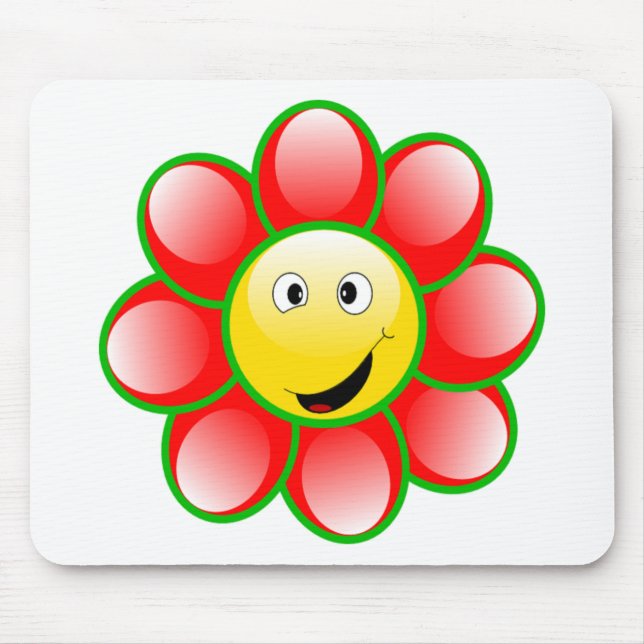 Smiley Sun Mouse Mat (Front)