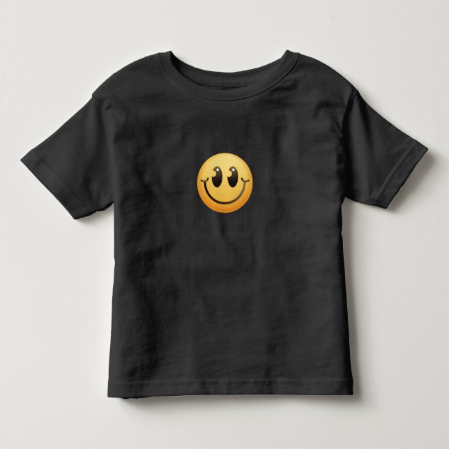 Smiley Toddler Fine Jersey T-shirt (Front)