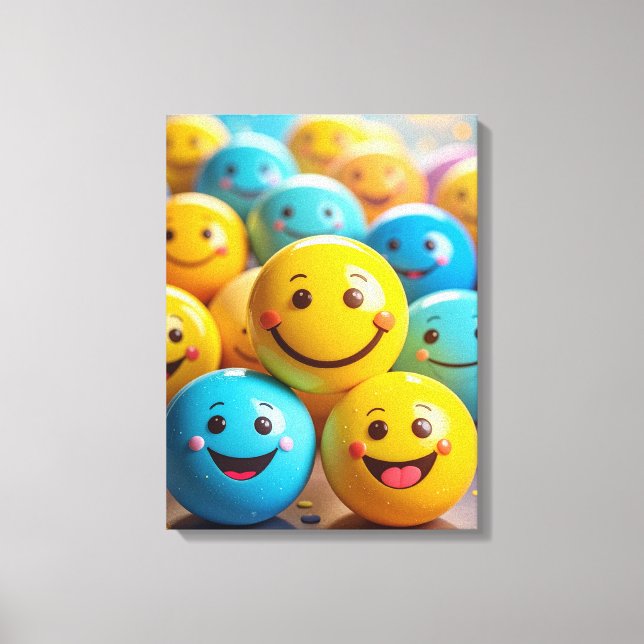 smileys canvas print (Front)