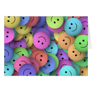 SMILIE COLLAGE HAPPY FACES COLORFUL BACKGROUNDS WA