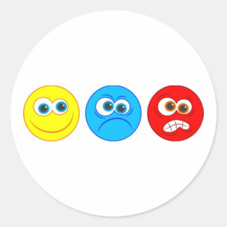 Smilies Classic Round Sticker