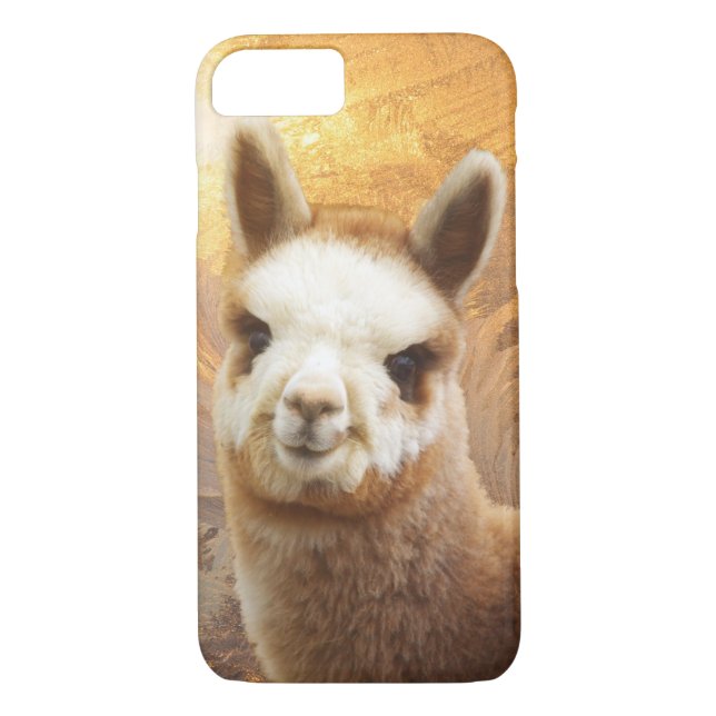 Smiling Alpaca iPhone 7 Case (Back)