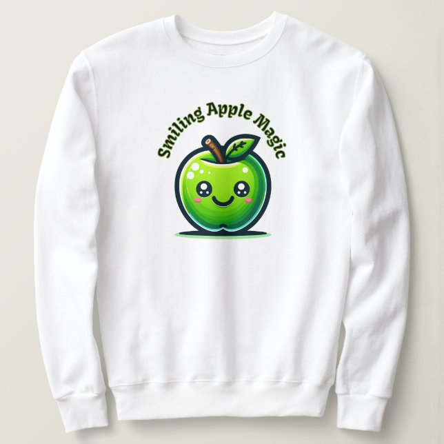Smiling Apple Magic Sweatshirt (Design Front)