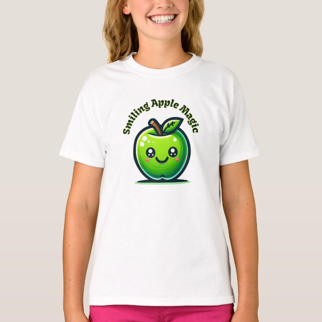 Smiling Apple Magic T-Shirt (Front)