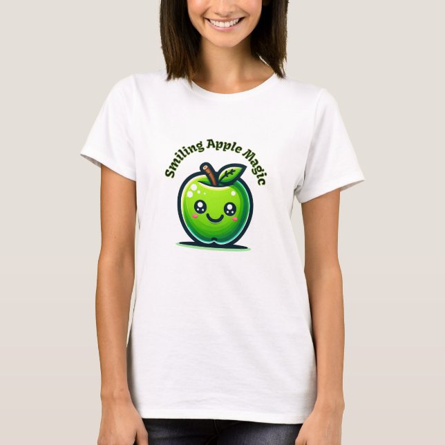 Smiling Apple Magic T-Shirt (Front)
