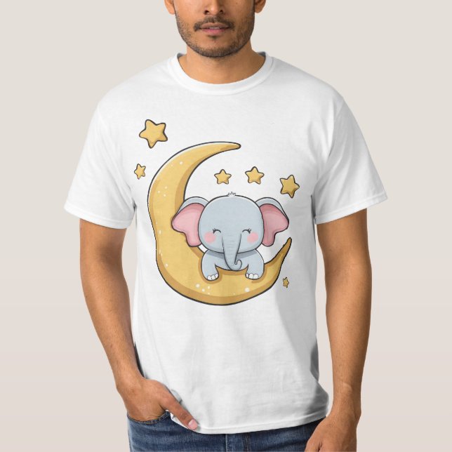 Smiling baby elephant  T-Shirt (Front)