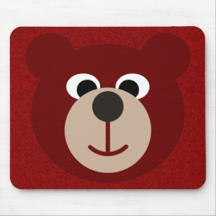 Smiling Bear Mouse Mat