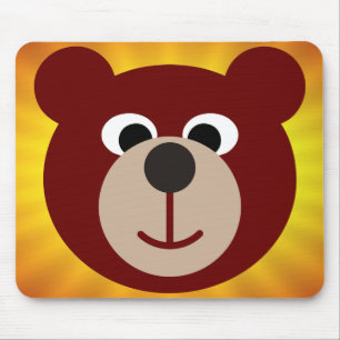 Smiling Bear Mouse Mat