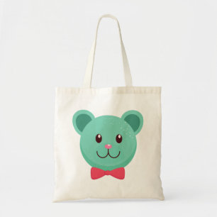 smiling bear  tote bag