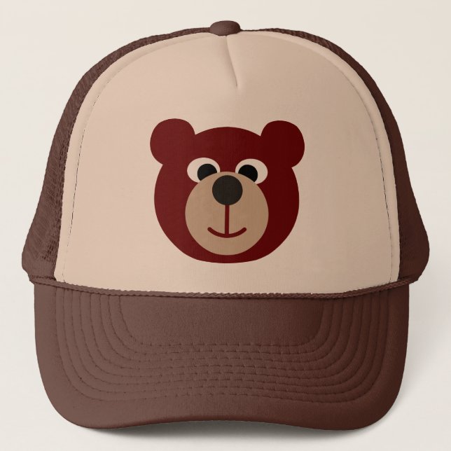 Smiling Bear Trucker Hat (Front)