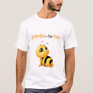 Smiling Bee Baby Shower Grandpa To Be T-Shirt