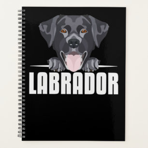Smiling Black Labrador, Lab Planner