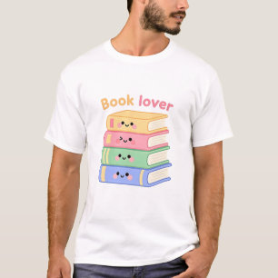 Smiling Book Stack T-Shirt