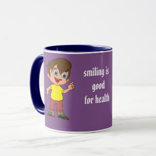 smiling boy mug
