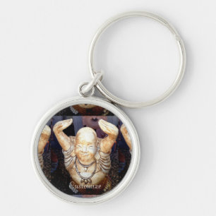 Smiling buddha Thunder_Cove Key Ring